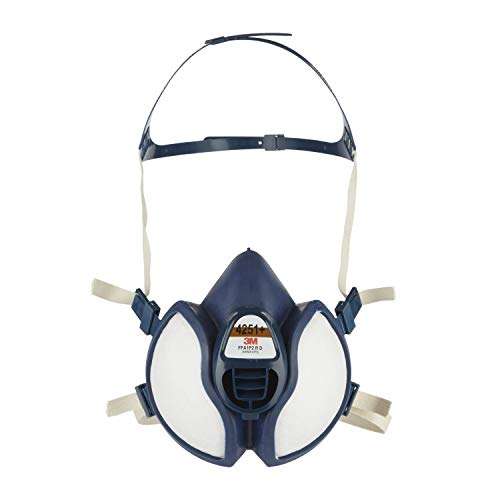3M Atemschutz-Maske 4251+, A1P2, Halbmaske für Farbspritzarbeiten, 1 pro Packung für 15€ (Prime)