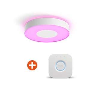 Philips Hue Sale bei cyberport | z.B. Philips Hue White and Color Ambiance Infuse M weiß (Deckenleuchte, 2400lm) + Philips Hue Bridge