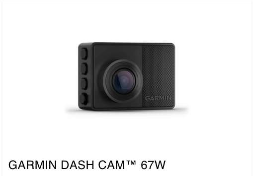 (CB) Garmin Dash Cam 67W