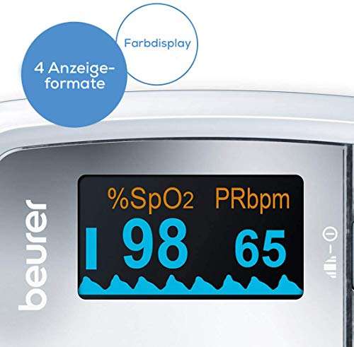 Beurer PO 30 Pulsoximeter zur Messung der Sauerstoffsättigung bei Amazon Prime