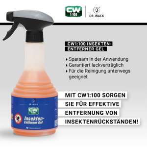 Dr. Wack – CW1:100 Insekten-Entferner Gel 500 ml I Premium Insekten-Reiniger