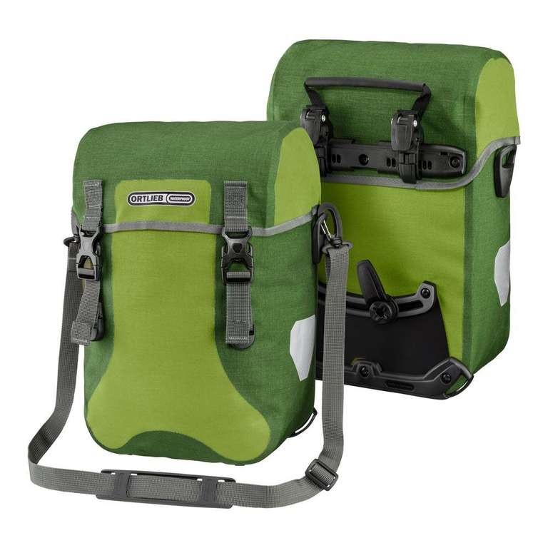 Ortlieb Sport-Packer Plus (Paar) in rot und grün | 2x15L