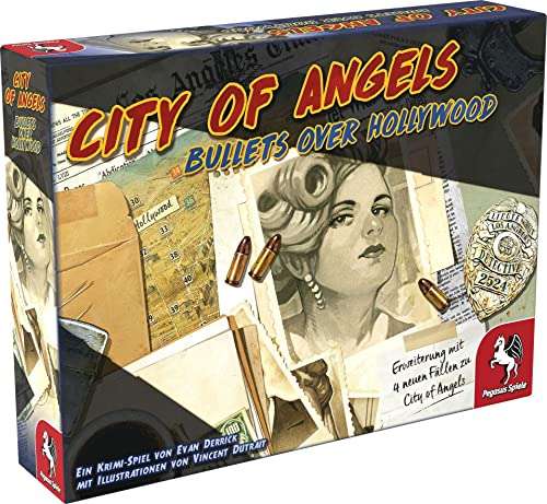 [PRIME] Pegasus Spiele 57461G - City of Angels: Bullets over Hollywood (2019) [ERWEITERUNG] ab 16 Jahren // BGG: 8,4
