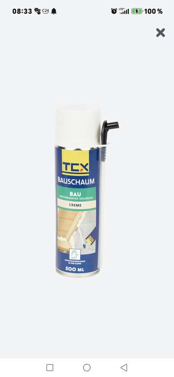 Bauschaum 500ml Action – günstiger Füller für Fugen at Action