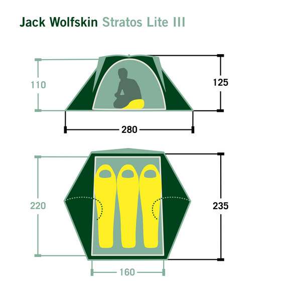 Stratos Lite III Jack Wolfskin Zelt