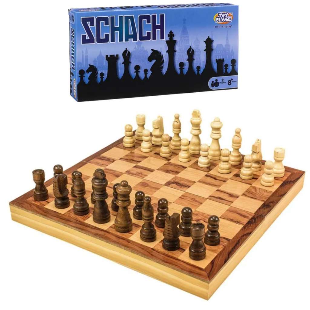 Schach Schachspiel Hölzerne Schachbox Schachbrett Schach-Stück  Aufbewahrungsbox Mit Schublade 16 Slot Eingebautes Speicherfach Für  Schach-Set-Spiel