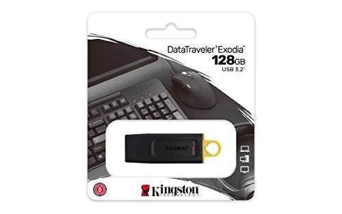 [Amazon | Cyberport] Kingston DataTraveler Exodia DTX/128GB USB-Stick 3.2 Gen 1