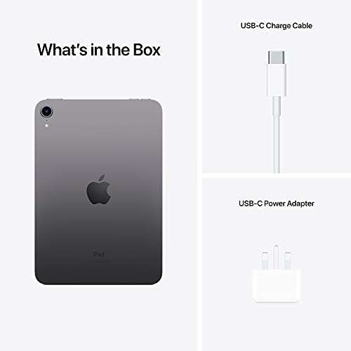 2021 Apple iPad mini (8.3-inch, Wi-Fi, 64GB) - Space Grey (6th Generation) - Amazon Warehouse UK