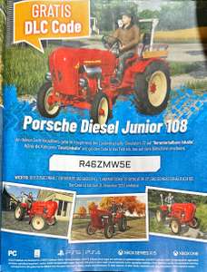 Landwirtschafts-Simulator 22 Gratis DLC **Gamescom Special** Porsche Diesel Junior 108