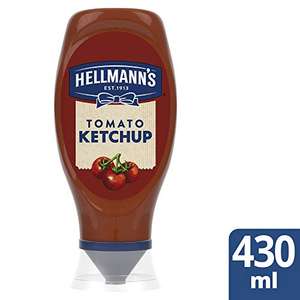 [PRIME] Hellmann's KETCHUP Tomato Ketchup leckere Grillsauce ideal zum Verfeinern aus nachhaltig angebauten Tomaten, 430 ml