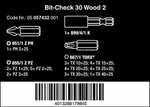 Wera Bit-Sortiment, Bit-Check 30 Wood 2, 30-teilig, für 12,28€ (Prime)