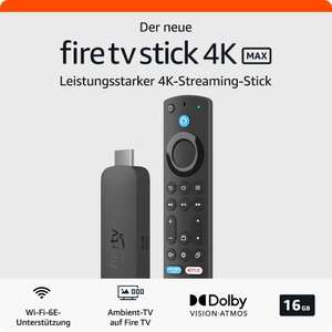 Amazon Fire TV Stick 4K Max Gen. 2 für 45,44€ inkl. Versand (Cyberport & Computeruniverse)