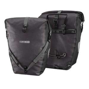Ortlieb Back-Roller Plus QL2.1 Fahrrad Taschen Gepäckträgertaschen granit-schwarz (Paar)