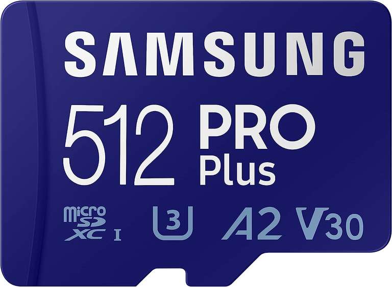 Update 2 - noch etwas günstiger - Samsung PRO Plus 512GB microSD Speicherkarte UHS-I U3 A2 - Bestpreis