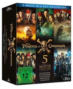 "CAPTAIN Jack Sparrow, wenn ich bitten darf!" * Fluch der Karibik 1-5 Film Box (5x Blu-Ray)
