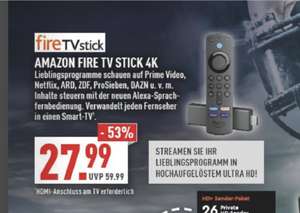 Amazon Fire TV Stick 4K [Lokal Marktkauf]