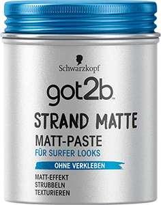 Amazon Prime Abo: 100ml got2be Strandmatte (Surfer Style Paste 'matt')in der Dose, Vergleichspreis Rossmann/Müller Drogerie