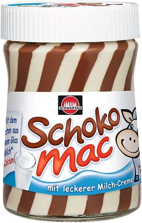 (Prime Spar-Abo) Schwartau SchokoMac, Schoko-Milch Aufstrich, 400g