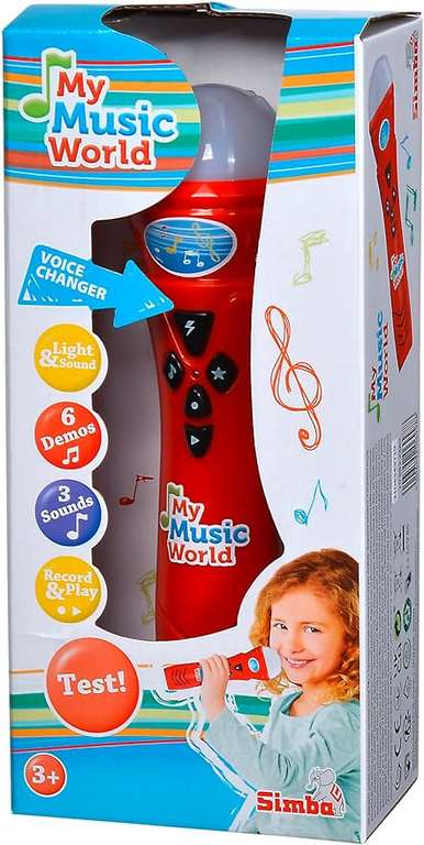 [Prime] VTech Karaoke-Mikrofon Kidi Super Star Moov für 10,20€ oder Simba - My Music World für 9,90€ (mit Stimmverzerrer, versch. Modi)