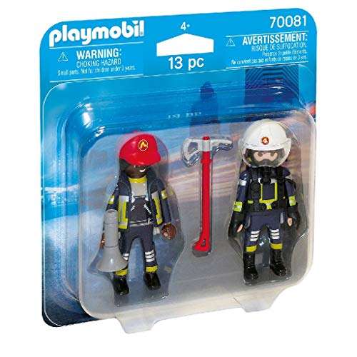 Amazon Prime] PLAYMOBIL DuoPack 70081 Feuerwehrmann und Feuerwehrfrau für 3,99€