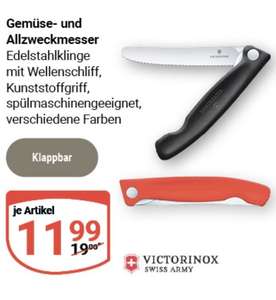 Victorinox Swiss Classic Gemüse- und Alllzweckmesser klappbar für 11,99€ bei Globus