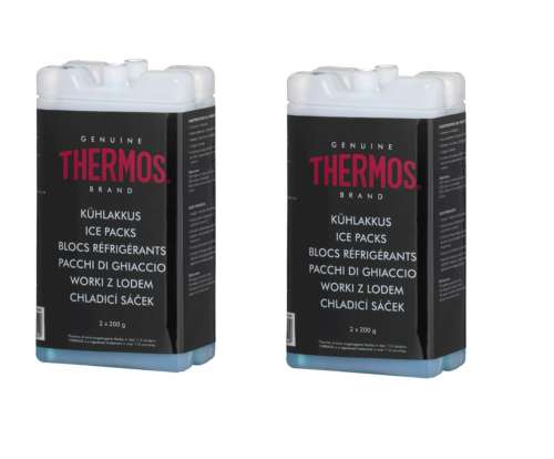 8x 200ml THERMOS Kühlakkus Premium (hält 12 Stunden kalt, unendlich verwendbar)