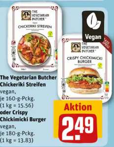 [REWE] The Vegetarian Butcher: Crispy Chickimicki Burger / Chickeriki Streifen 2,49€ 15.04. bis 20.04.2024