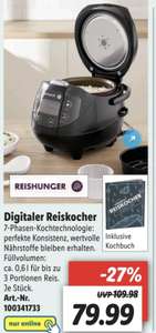 Reishunger Digitaler Reiskocher 0,6l inkl. Kochbuch
