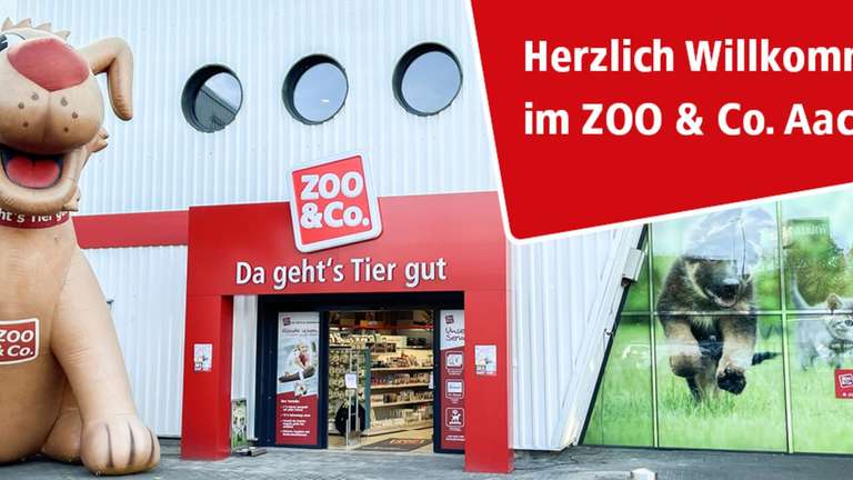 [Lokal Aachen] Aktionstage bei Zoo & Co (120 Tage in Aachen) u.a. 12 % auf Alles / Kostenloses Tierfotoshooting / Tiergesundheit / und mehr