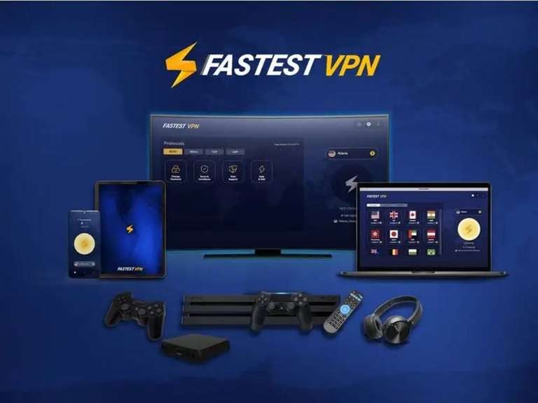 Fastest VPN Pro Lifetime-Plan für 25.20€ einmalig