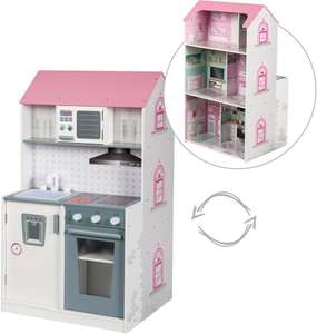 Roba Puppenhaus 2in1 Küche @amazon Kinder Spielküche
