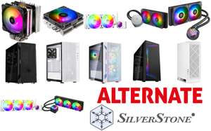 Silverstone Deals bei Alternate: Diverse CPU-Kühler, AiO-Wasserkühlungen & PC-Gehäuse