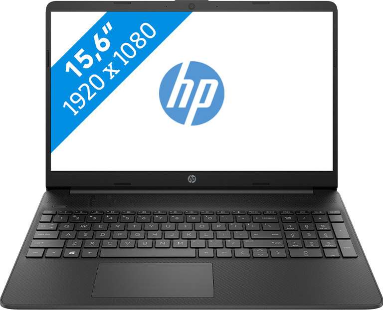 [Coolblue] HP 15s-eq2454ng Notebook Jet Black, Ryzen 5 5500U, 8GB RAM, 256GB SSD, Win