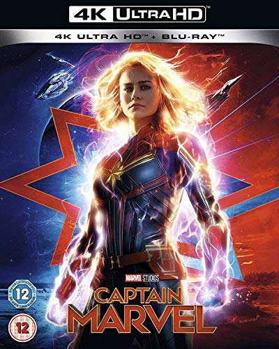 4K Filme reudziert: z.B. Captain Marvel (4K Blu-ray + Blu-ray) für 10,05€ inkl. Versand (Amazon UK)
