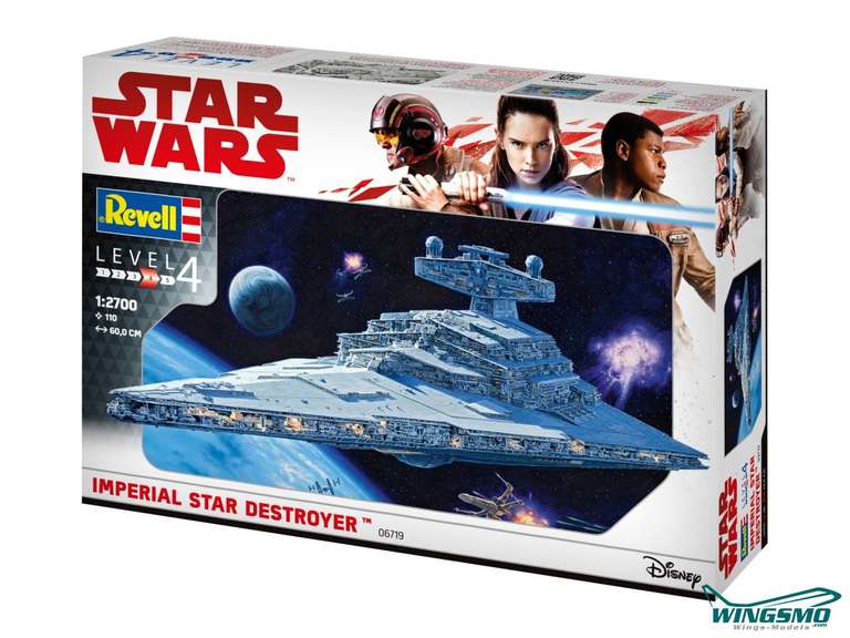 Revell 6719 Star Wars Imperial Star Destroyer, der Sternenzerstörer als Modell zum Selberbauen