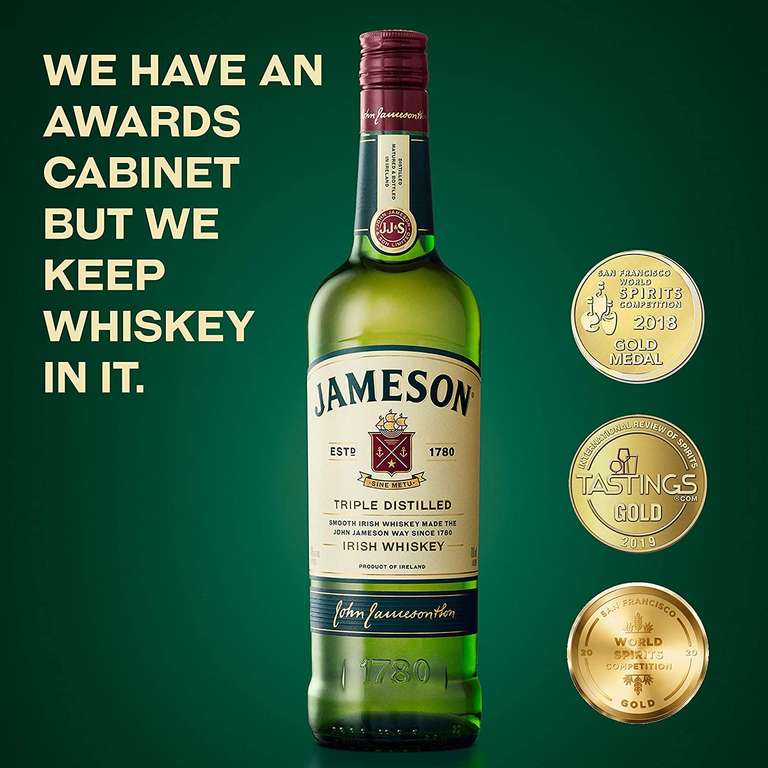 Jameson Irish Whiskey 1,0L 19,79€ (Prime Spar-Abo)