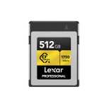 Lexar Professional 512 GB CFexpress Typ B bis zu 1750 MB/s Lesen und 1500 MB/s Schreiben