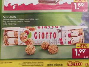 Ferrero Giotto bei Netto MD