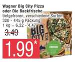 [Edeka, Elli, Diska, Marktkauf, NP] 3x Wagner "Die Backfrische" oder "BIG City Pizza" für 4,96€ (=1,65€/Pizza) Angebot + Coupon