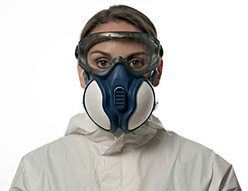 3M Atemschutz-Maske 4251+, A1P2, Halbmaske für Farbspritzarbeiten und schleifen, 1 Maske für 18,95€ (Spar-Abo fähig, Prime)