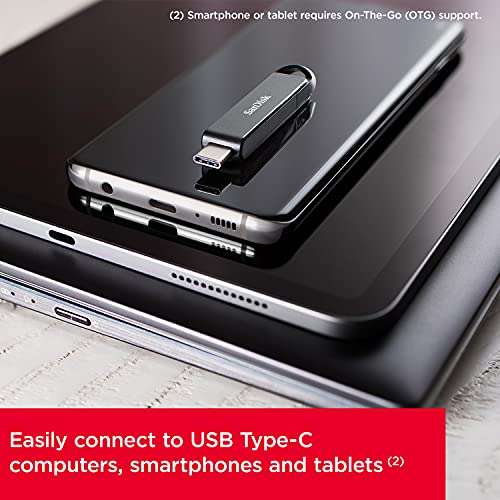 SanDisk Ultra USB Type-C 128GB USB Flash-Laufwerk USB 3.1 bis zu 150MB/s PRIME