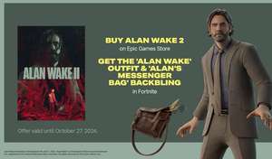 Alan Wake 2 + Alan Wake Fortnite Skin