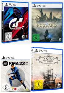 [eBay] PS5 Spiele z.B. Fifa23 31€, ANNO 1800 32€ (+ GranTourismo7 GT7 37€, Hogwarts 51€ zeitweise nachgelegt) Playstation
