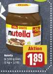 [REWE lokal] Nutella 500g 1,89€ - 3,78€/kg (nur eingeschränkte Unternehmensgruppen)