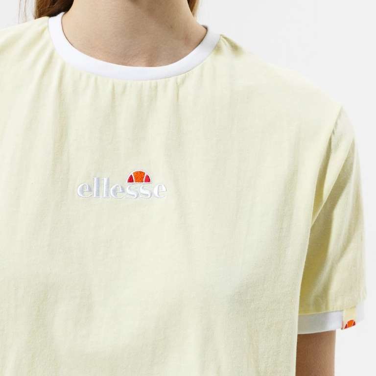 Ellesse Derla Crop T-Shirt für Damen in Gelb oder Rosa (Gr. S & M)