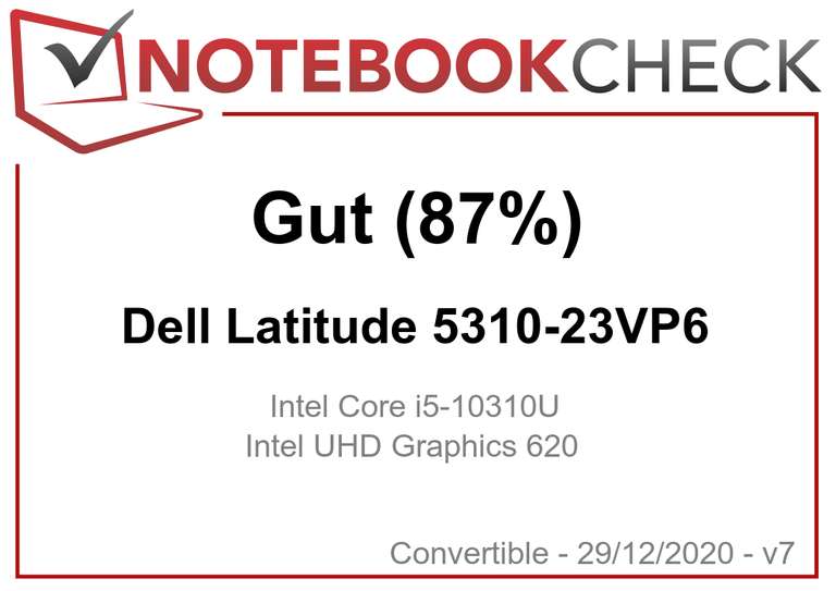 Refurbished Dell Latitude 5310 2in1 Intel Core i5 10210U, 16GB RAM, 512GB SSD, Win11 Pro, 13,3 Full HD Touch