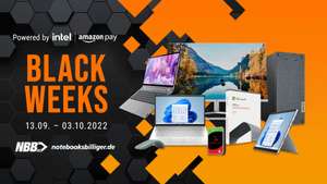 NBB Black Weeks: Diverse Angebote für Notebooks, Monitore, Beamer, Drucker, Netzwerk, PC-Hardware, Smart Home & Zubehör