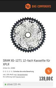 SRAM Force XPLR XG-1271 Kassette
