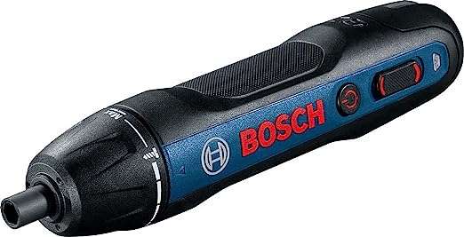 Bosch Professional Akkuschrauber Bosch GO (inkl. Bit-Set, USB-Ladekabel, Ohne Ladekabeladapter, L-Box Mini) Blau, 25-tlg., PRIME