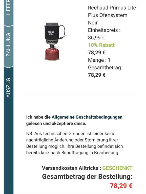 Primus Lite Plus Systemkocher in Schwarz (Bestpreis)